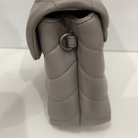 YSL LOULOU TOY BAG IN MATELASSÉ "Y" LEATHER - Picture 9 of 10